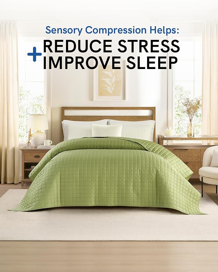 YnM King Size Cooling Weighted Blanket for Adults (88x104 Inches, 30 Pounds, Matcha Green), Perfect for Hot Sleepers with Cooling Rayon/Glass Beads, Heavy Bed Blanket for Couple on Queen or King Bed