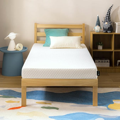 Zinus 5 Inch Twin Cooling Essential Memory Foam Mattress [NewVersion], Fiberglass Free, Medium Feel, Breathable Cooling Layers, Certified Safe Materials