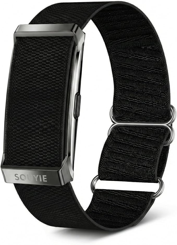 Smart Bracelet for Men Women, Health Activity Fitness Trackers, 24/7 Continuous Heart Rate/Blood Pressure/HRV/Stress Monitor, 24H Sleep Tracker, 170+ Sports Modes Smart Wristband with Free APP 2 Bands