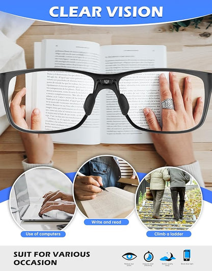 ANYLUV Reading Glasses Men Women Blue Light Blocking, Premium Mens Reading Glasses Al-mg Frame with Spring Hinge Anti Glare
