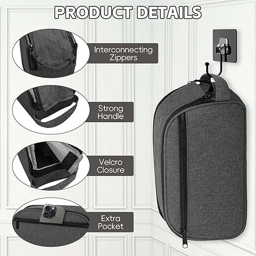 CPAP Travel Bag Compatible with ResMed AirMini Machine & Accessories, Portable CPAP Equipment & Supplies Carrying Bag, Compact CPAP Organizer Storage Bag with Compartments,Black (Bag Only)