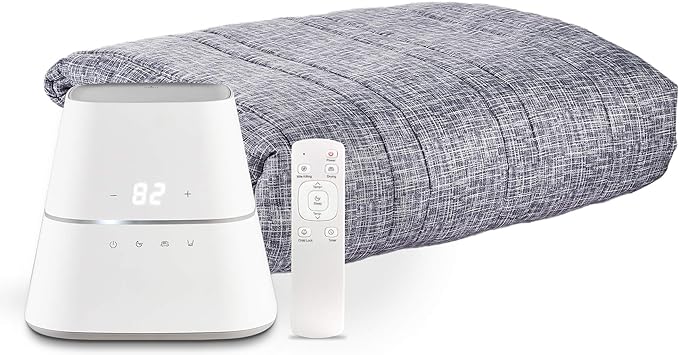 AquaPad CozyFlow Water Heated Mattress Pad, No Electric Wire, All Digital, 5 YR Warranty, AirQuiet and Dual-Tank Technology, ETL Listed, Smart, Hydro Heat Onsu Mat Topper Bed Warmer (King)