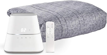 AquaPad CozyFlow Water Heated Mattress Pad, No Electric Wire, All Digital, 5 YR Warranty, AirQuiet and Dual-Tank Technology, ETL Listed, Smart, Hydro Heat Onsu Mat Topper Bed Warmer (King)