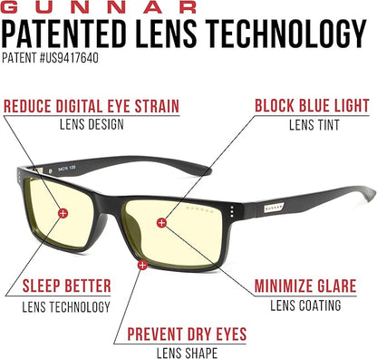 GUNNAR - Blue Light Reading Glasses - Blocks 65% Blue Light - Vertex