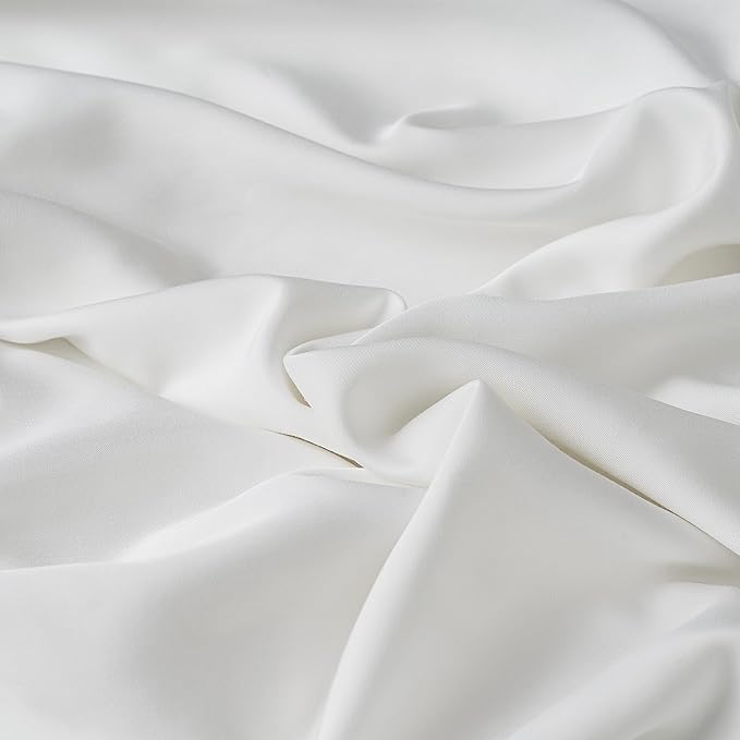 Duvet Cover for Fluffy Weighted Blanket, Breathable Soft Removable Cooling Comforter Cover for All Season(White, 60"x80" Duvet Cover)