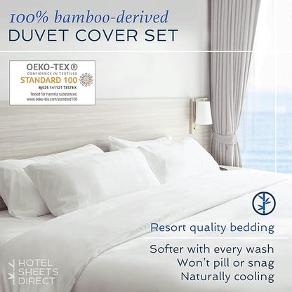Hotel Sheets Direct Duvet Cover Bed Linen Set, 2 -Piece Set, Navy Blue, Twin