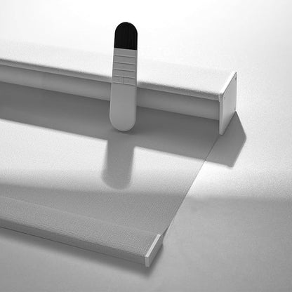 Boolegon Motorized Roller Blinds with Remote Control,Light Filtering Linen Fabric-Matched Automatic Roller Shades for Windows,Rechargeable Electric Window Shades for Home,Office,White,Custom Now