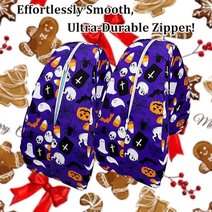 Knee Pillowcase for Contour Legacy Knee Pillow, Invisible Zippered & Anti-Pilling, Soft Halloween Christmas Gothic Decor, Unique Gift for Her/Him (Purple Galaxy)