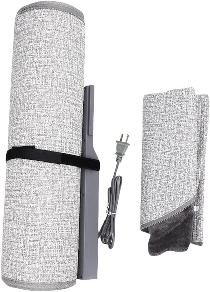 Zunate Foldable Leg Warmer With Soft Blanket, Small Personal Space Heater with Smart Timing and Temperature Control, Electric Space Heater with Two Heating Modes for Office Home (US Plug 110V)