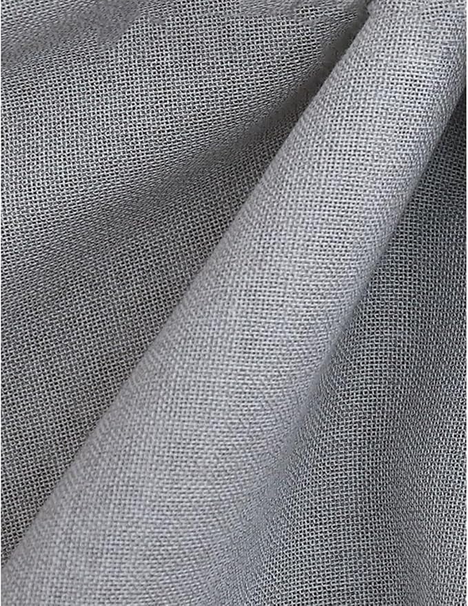 Faraday Fabric Silver Bed Drapes Mesh EMF Protection Canopy, RF Shielding Netting, Queen Size, Twin Size