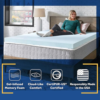 Sealy TrueForm 3" Memory Foam Mattress Topper, Full