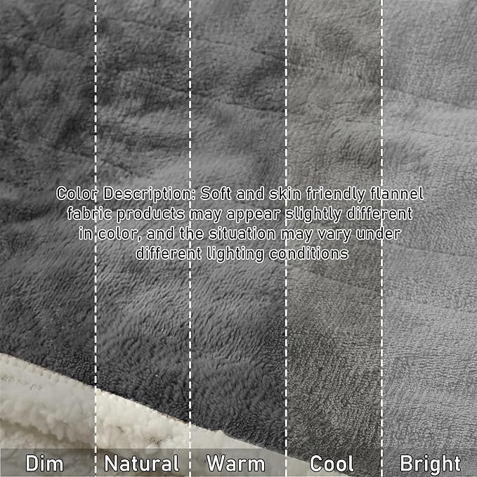 Wearable Heated Blanket with Foot Pocket & Hood, Electric Snuggle Blankets with Sleeves, 6 Heating Levels & 1-4H Auto Shut-Off, Machine Washable, Housewarming & Gift, 50 * 70"+16", Dark Gray