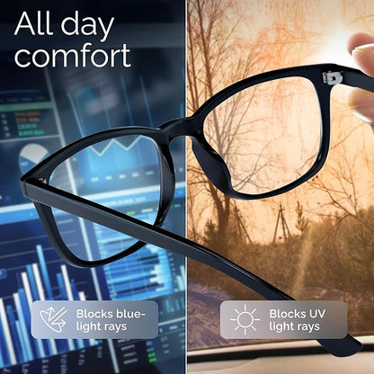 livho High Tech Blue Light Glasses - Advanced Blue Light Blocking Computer Glasses - Screen Fatigue & UV Protection