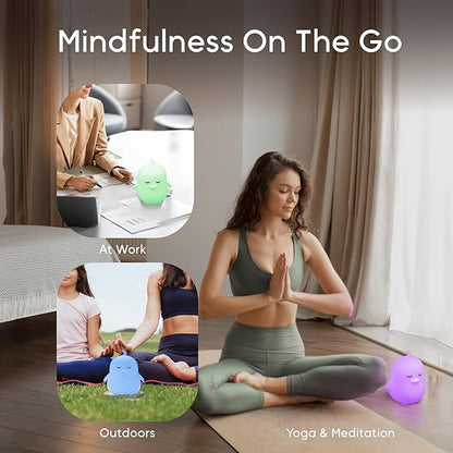 Breathing Pal 'Penny'- Mindfulness Breathing Light, Guided Visual Meditation Breathing Light, Anxiety Relief Items for Calm Down Corner/Meditation/Sleep Aid for Adult&Kid