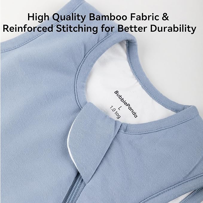 Rayon Made from Bamboo Sleep Sack 24-36 Months 1.0 Tog Ultra Soft Baby Wearable Blanket Toddler Sleeping Sack 2t-3t for Babies Unisex 2-Way Zipper 3t Baby Sleeping Bag Lightweight Extra Large Long XXL