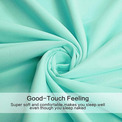 4 Piece Bed Sheet Set Twin XL - 1 Flat Sheet,1 Fitted Sheet and 2 Pillow Cases - Brushed Microfiber 1800 Luxury Bedding Deep Pocket up to 16" Extra Soft & Fade Resistant (Mint Color)