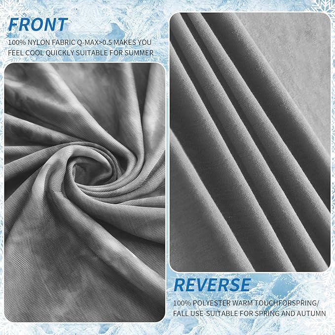 Guohaoi Cooling Throw Blanket for Hot Sleepers,Decortive Tie Dye,Arc-Chill Q-Max >0.5Cool Fiber,100% Oeko-Tex Certified,Lightweight Summer Cool Blanket for Ultra Cold Breathable,Keep Cool,60''x90''
