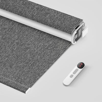 Bringnox No Drill Motorized Blinds with Remote,Blackout Windows,with Apple Homekit,Alexa,Google, with App,Voice Control Custom Size