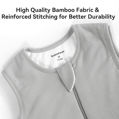 Rayon Made from Bamboo Toddler Sleep Sack with Feet 6-12 Months 1.0 Tog Ultra Soft Toddler Sleeping Sack Baby Sleep Bag Walker Quilted Wearable Blanket with Legs 2-Way Zipper Lightweight