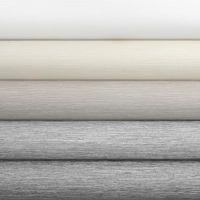 FineTell Motorized Blinds with Remote, 100% Blackout Roller Shades Compatible with Alexa,Apple Homekit,Google Home APP and Voice Control, Customized Electric Blinds