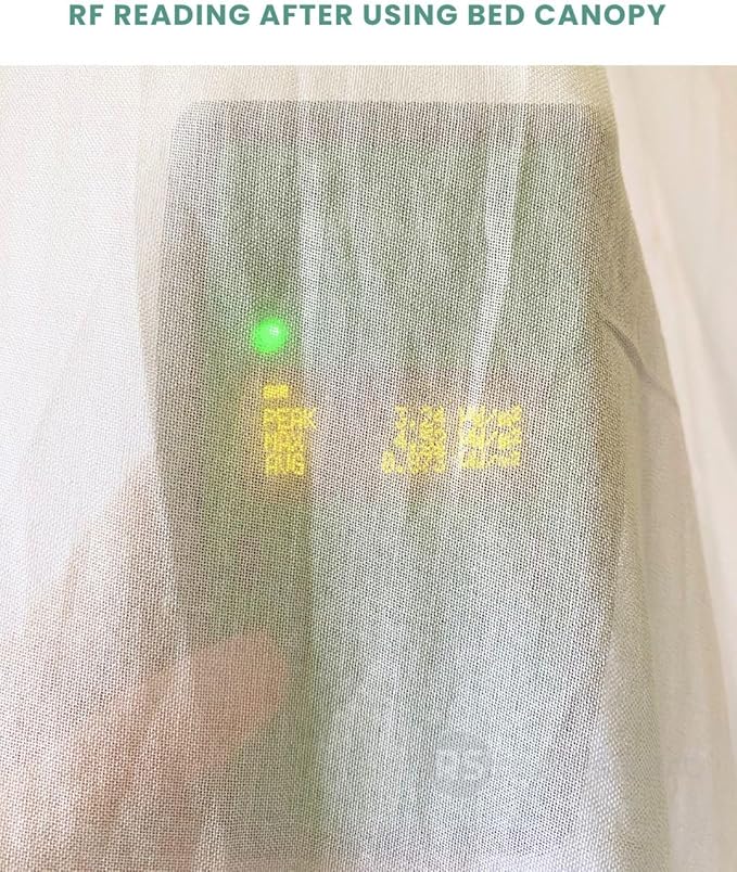 Radia Smart® Radiation Shielding Bed Canopy Small- Circle EMF Protection, Block 5G, Radiation Shielding Sleep Wellness