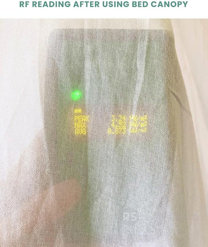 Radia Smart® Radiation Shielding Bed Canopy Small- Circle EMF Protection, Block 5G, Radiation Shielding Sleep Wellness
