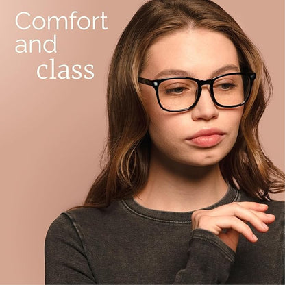 CCVOO Mix & Match Reading Glasses for Women - Lightweight, Comfortable Fit, Clear Vision - Blue Light Blocking