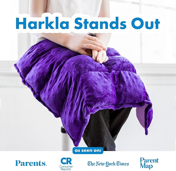 Harkla Weighted Lap Pad for Kids (Lavender)
