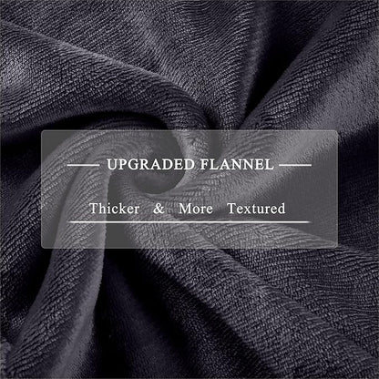 Electric Blanket King Size, Super Soft Cozy Upgraded Flannel Heated Blanket Dual Control with 5 Heating Levels & 10 Hours Auto Off, Fast Heating & Overheat Protection, 100" x 90", Dark Gray