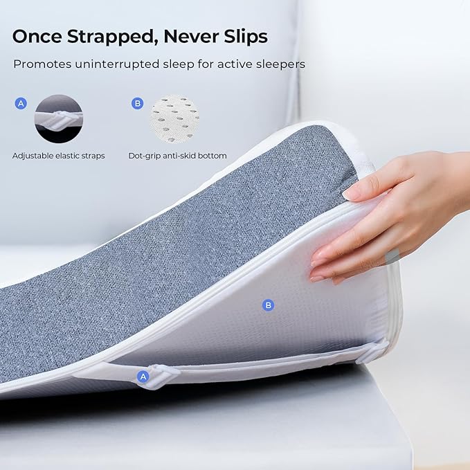 Cooling Mattress Topper Full Size 2 Inch, Cooling Gel & Bamboo Charcoal Memory Foam Mattress Topper for Back Pain Relief, Firm Dual-Layer Foam Bed Pad with Removable Cover