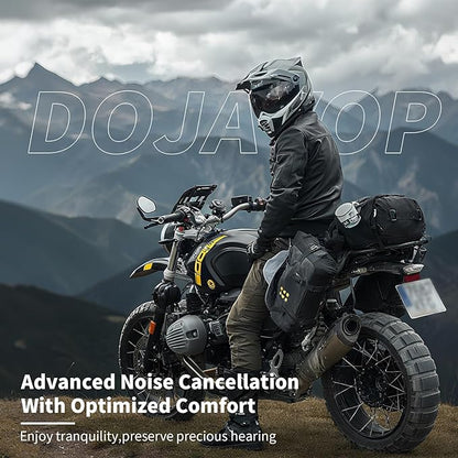Motorcycle Ear Plugs Wind Noise,45db Moto Earplugs Riding,Motorcycle Hearing Protection,Reusable Wind Noise Cancelling Earplug for Motorbike,Touring,Racing,Riding,Sleep,Concerts (Black and White)
