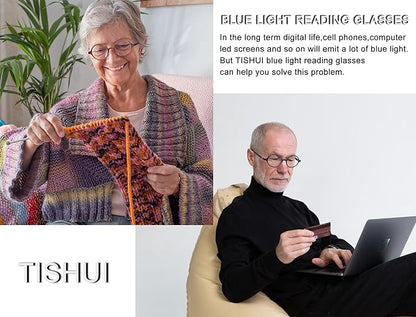 Round Reading Glasses Women Men Blue Light Blocking Circular Readers Unisex Ultra Lightweight Circle Cheaters Glasses