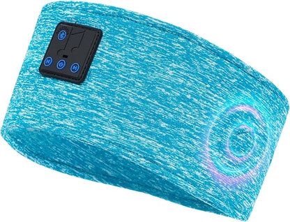 Aurya Sleep Headphones Sports Wireless Bluetooth Headband for Side Sleeper, Bluetooth 5.4, with Ultra-Thin HD Stereo Speaker, Sleeping Headphone for Women Men Running Yoga Workout