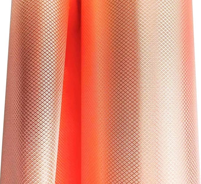 Faraday Fabric Conductive Shielding EMP Cloth Military Grade Conductive Material Cover for WiFi, Cell, Bluetooth, RFID, Shields RF,gold-8m