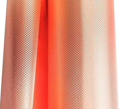 Faraday Fabric Conductive Shielding EMP Cloth Military Grade Conductive Material Cover for WiFi, Cell, Bluetooth, RFID, Shields RF,gold-8m