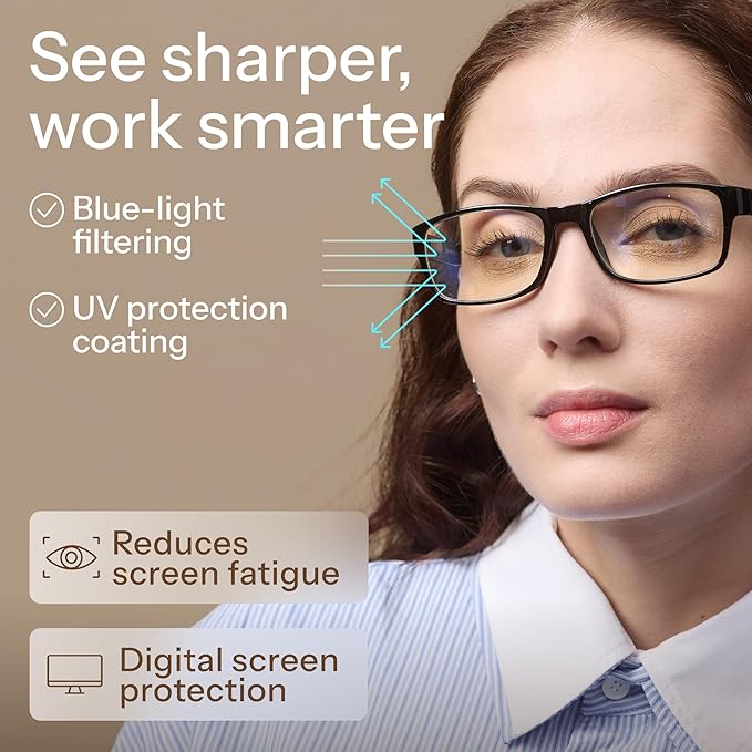 Gaoye 4.5 Professional Reading Glasses for All Day - Computer Readers with Blue Light Protection - Value Pack