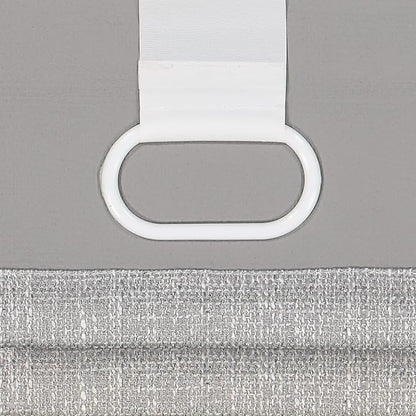 Eclipse Drew Noise Reducing Blackout Cordless Lined Window Roman Shade for Living Room, 31 in x 64 in, Grey