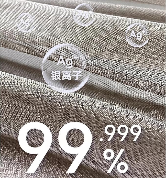 Round Anti Radiation Net Shield Bed Canopy, 100% Silver Fiber EMF Shielding Net Canopy, Blocks Radiation/EMF/WiFi/5G & Other RF Attenuation 10MHz-10GHz 35-60dB(Suitable for 1.8X2M beds)