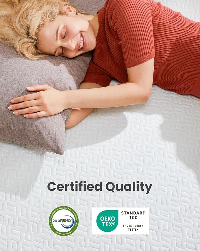 Dreamsmith Twin XL Mattress Topper - 3 Inch Cooling Gel Memory Foam Mattress Pad for Pressure Relief, Bed Topper with Removable Washable Soft Cover Non-Slip, CertiPUR-US & Oeko-Tex Certified