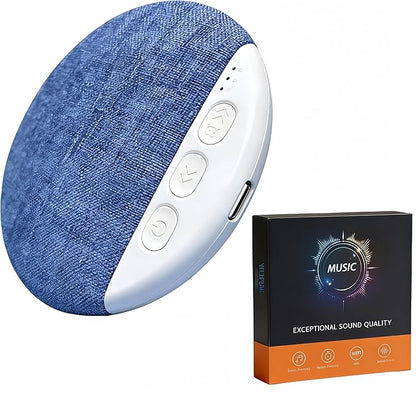 Bluetooth Pillow Speaker for Sleeping, Under Pillow Speaker with Sleep Timer & White Noise, Thin Speaker for Bed, Hi-Fi Sound, 48H Battery, Type-C, Private Listening for Adults & Kids (Pro)