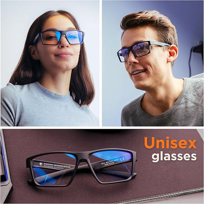 Horus X • Blue Light Glasses Men Women | Blue Light Blocking Glasses for Screen Anti-Fatigue Eye Migraine | Gaming Glasses V3