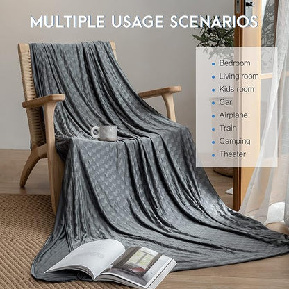 AmyHomie Cooling Blanket,Summer Blankets with Double Sided Cold Effect, Arc-Chill Q-Max>0.5 Cool Fiber, Breathable Lightweight Blankets for Hot Sleepers Night Sweats