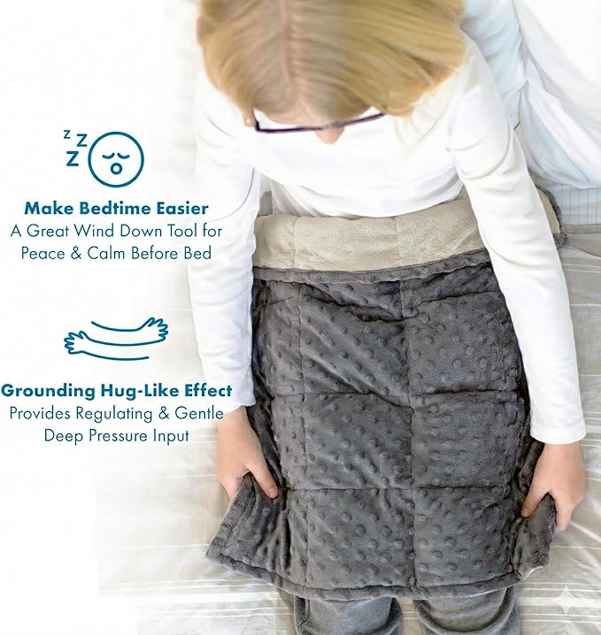 Harkla Weighted Lap Pad for Kids (Gray)