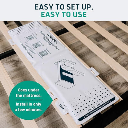 Lunderg Under Mattress Bed Alarm Pad - Pager NOT Included - Wireless Under Mattress Sensor Pad - Replacement or Extra Pad