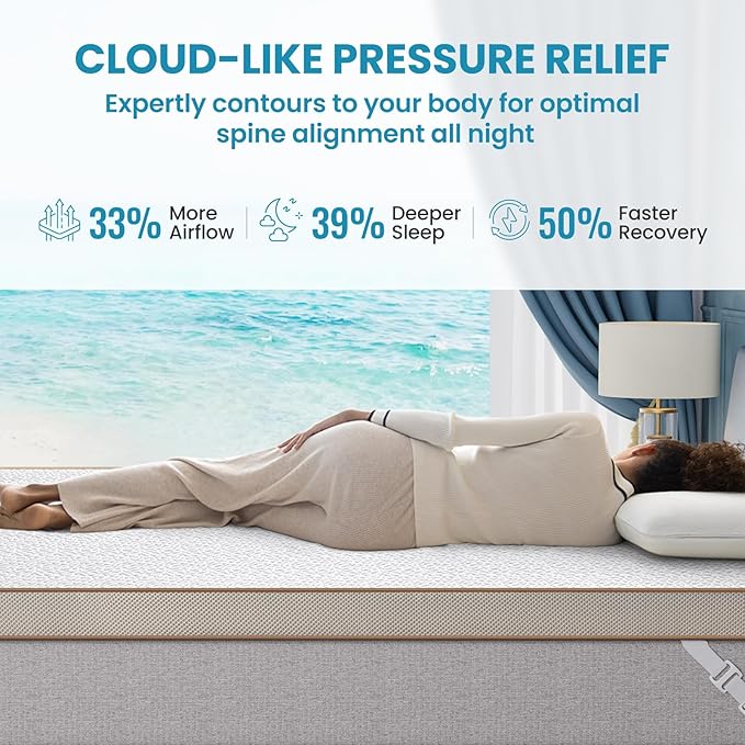 BedStory Cooling Mattress Topper Full Size, 3 Inch Gel Infused Memory Foam Topper with Cool-to-Touch Removable Cover, Pressure Relief & Deep Refresh Sleep, CertiPUR-US Certified