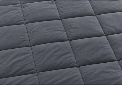 RelaxBlanket Premium Cotton Adult Weighted Heavy Blanket | 60''x80'',15lb | Enjoy Natural Deep Sleep | Dark Grey
