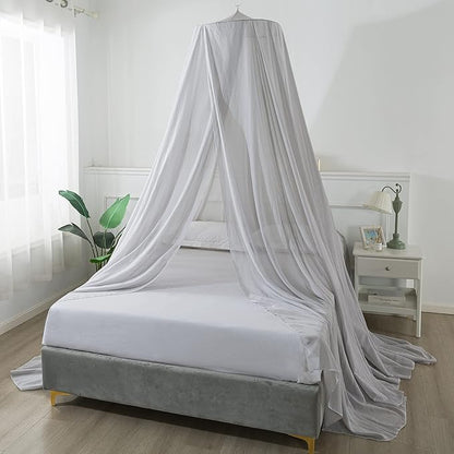 Silver Coated Mesh with Cotton Radiation Protection Canopy, EMF Shielding Bed Net (50x230x800cm)