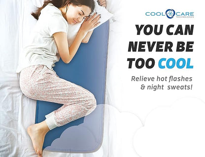Cooling Pad for Bed - Pressure Activated Gel Provides Instant Relief - Ideal for Fevers, Hot Flashes, Night Sweats
