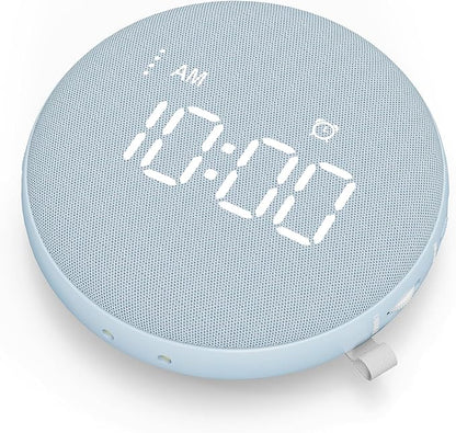 Gianna 110dB Loud Alarm Clock for Heavy Sleepers - Vibrating Alarm Clock, 3 Wake Modes, Auto-Dimming, Rechargeable Battery Operated Bed Shaker for Bedroom and Travel