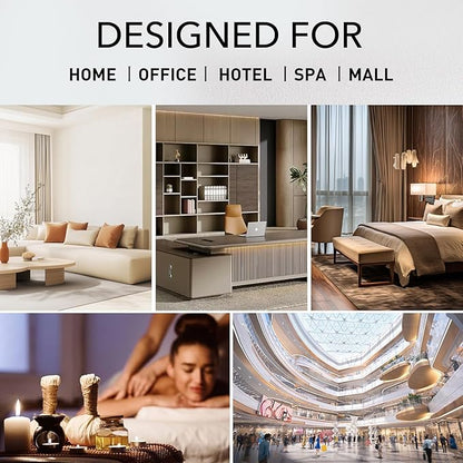 Waterless Diffuser Large 2000 ML, HVAC Scent Machine APP & WIFI & Touch Screen Control 7500 Sq.Ft Coverage, Aromatherapy Diffusers, Essential Oil Level Monitoring for Whole House & Hotel & Mall